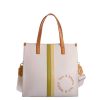 Bags Fun&Basics | Fun&Basics Orellana Women's Shopper Bag in Synthetic Leather with Zipper Multicolored