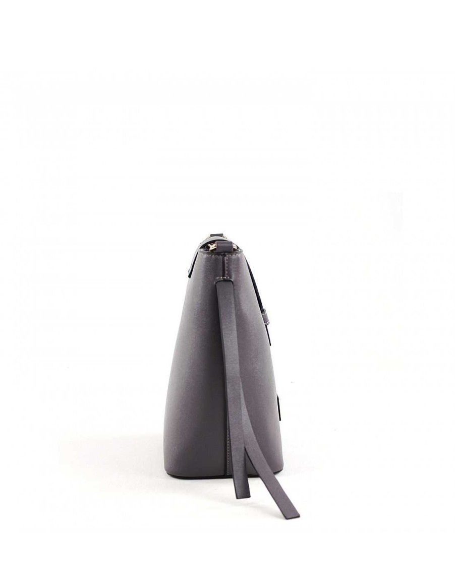 Bags FOR TIME | For Time Basic Large Crossbody Bag Grey