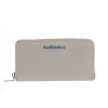 Wallets Fun&Basics | Fun & Basics Fuensanta Women's Large Faux Leather Zipper Wallet Beige