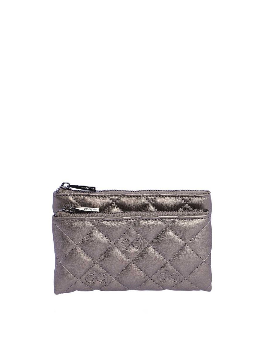 Wallets DON ALGODON | Don Algodon Verena Synthetic Leather Women's Wallet Silver