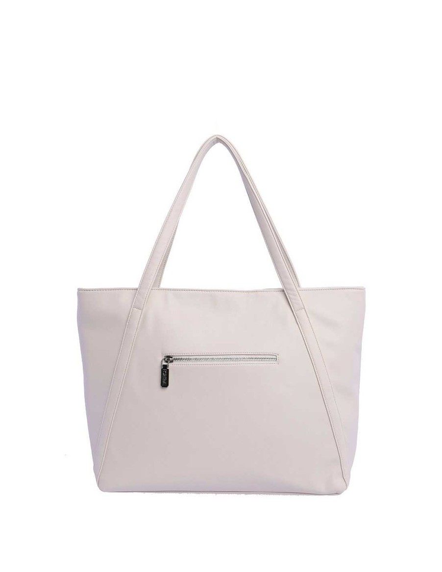 Bags FOR TIME | For Time Heliana Women's Shopper Bag in Synthetic Leather Beige