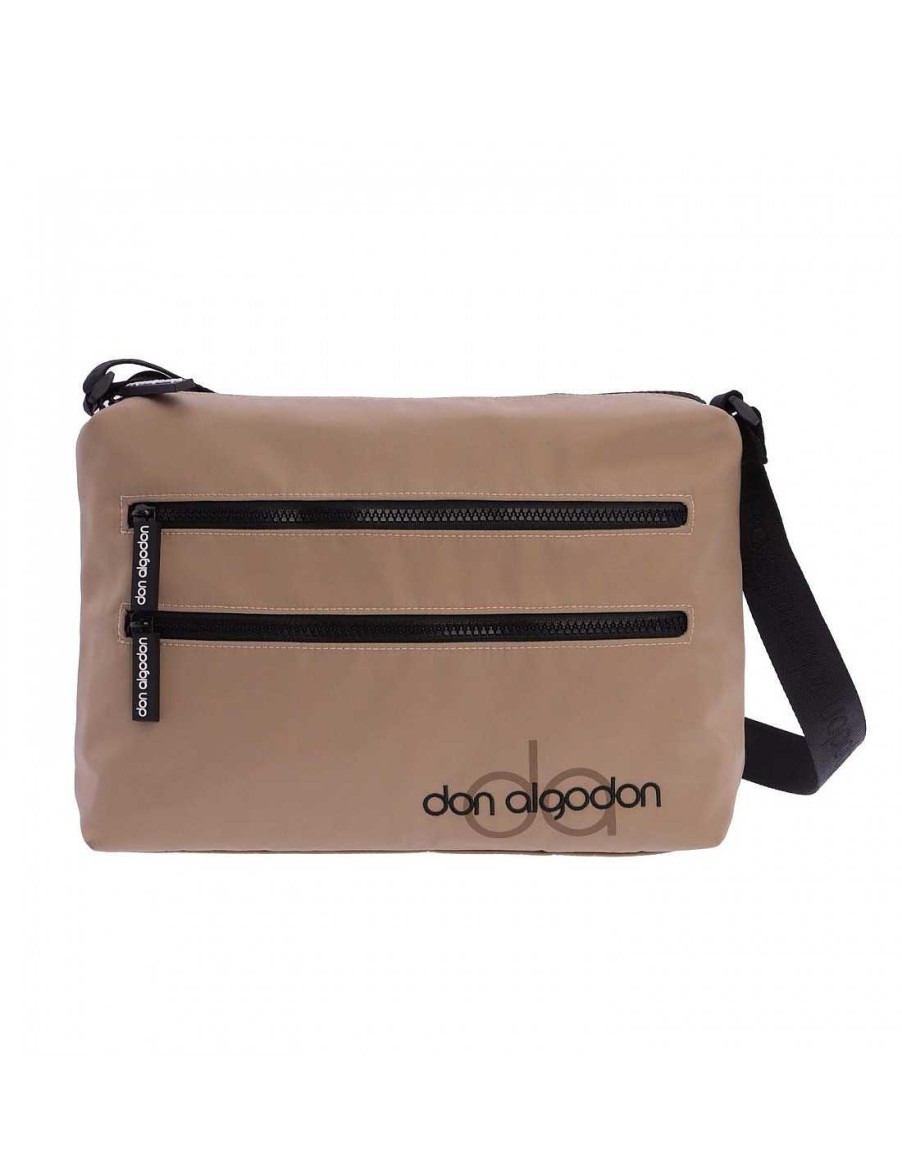 Bags DON ALGODON | Don Algodon Women's Zita Nylon Shoulder Bag Beige