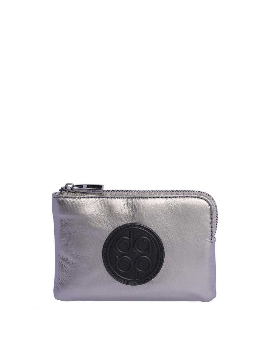 Wallets DON ALGODON | Don Algodon Vilma Technical Nylon Women's Purse Silver