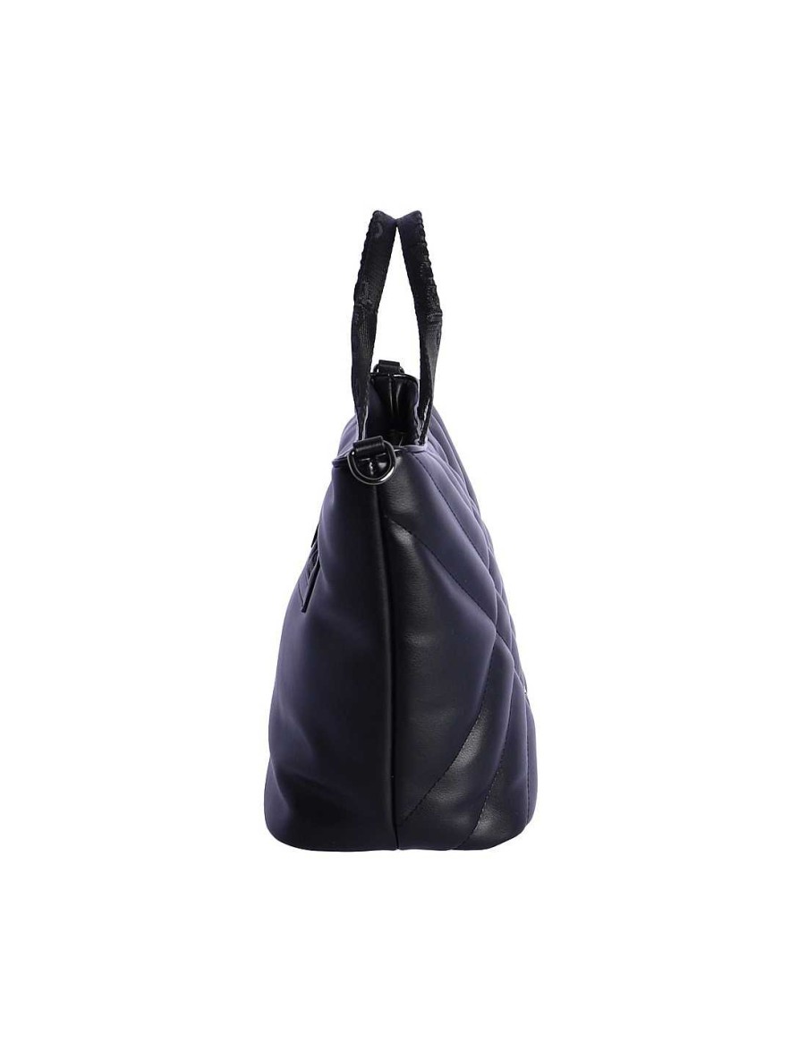 Bags DON ALGODON | Don Algodon Edurne Women's Shoulder Bag in Synthetic Leather with Zipper Black