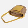 Bags DON ALGODON | Nature Shoulder Bag For Women Don Algodon Suceso With Zipper Yellow