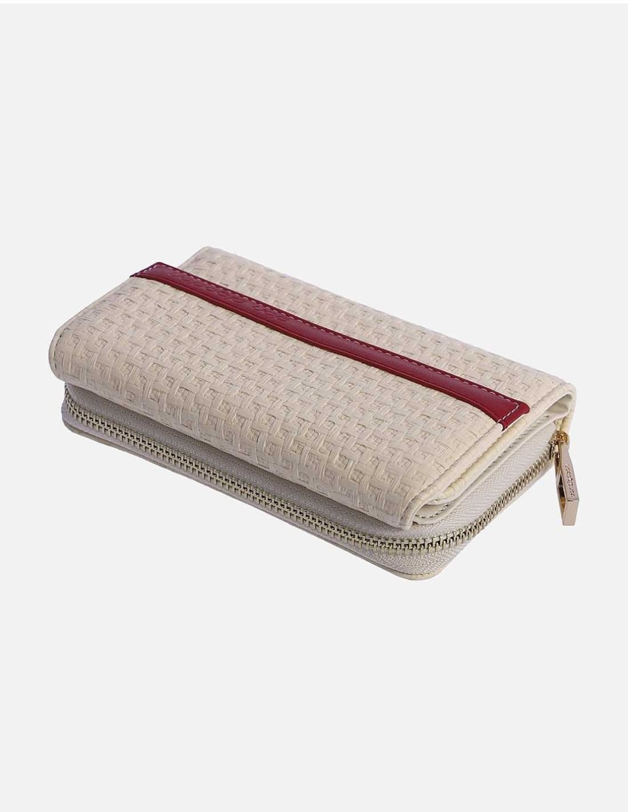 Bags DON ALGODON | Don Algodon Marcia Women's Wallet With Zipper Red