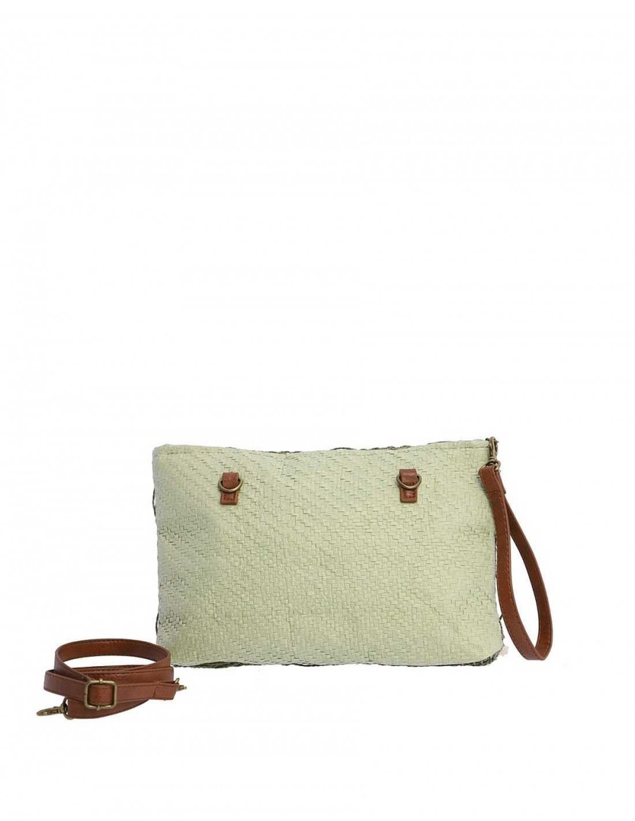 Bags DON ALGODON | Don Algodon Gracia Raffia Women's Handbag Green