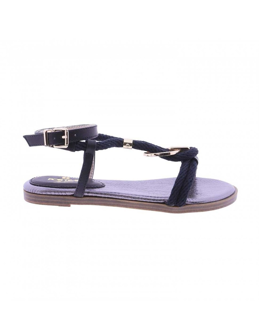 Footwear FOR TIME | Flat Sandal Ss9203 By For Time Black