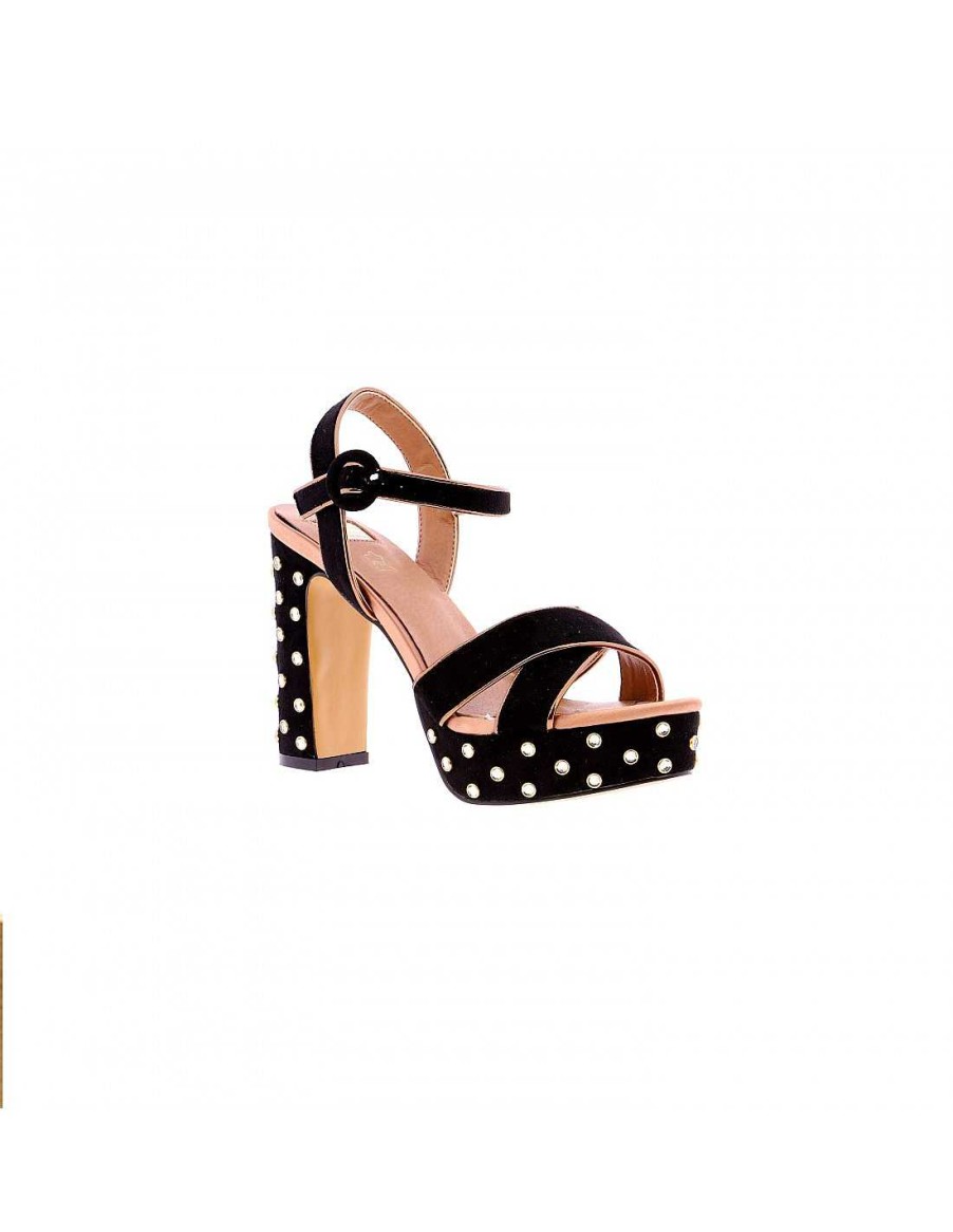 Footwear EFERRI | Eferri Corbigny Party Sandal Black