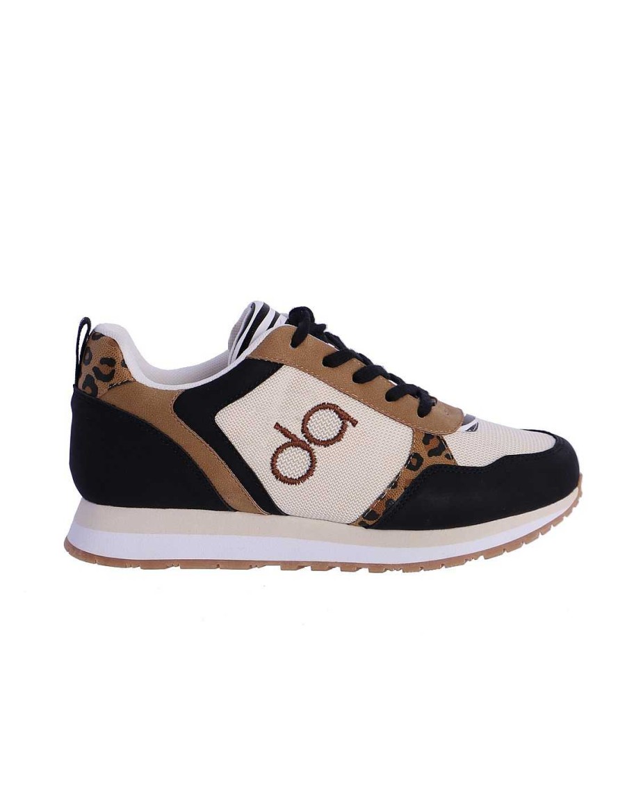 Footwear DON ALGODON | Don Algodon Erica Pu Women's Sports Sneakers Brown