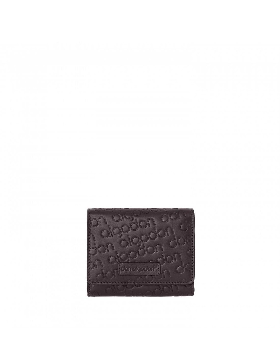 Wallets DON ALGODON | Wallet Card Holder Wki4760 Don Algodon Leather Grey