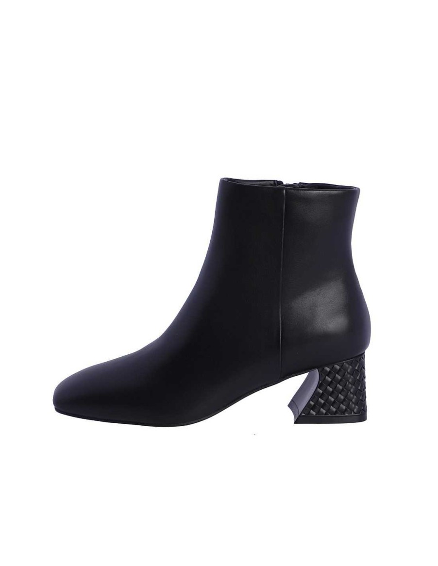 Footwear DON ALGODON | Don Cotton Synthetic Ankle Boot for Women Black