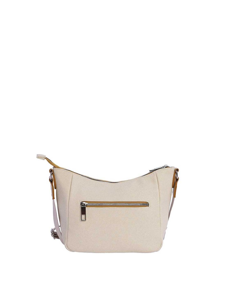 Bags CORONEL TAPIOCCA | Women's Colonel Tapiocca Pia Nylon Shoulder Bag With Zipper Camel