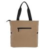 Bags CORONEL TAPIOCCA | Colonel Tapiocca Petra Women's Nylon Shopper Bag with Zipper Beige