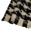 Accessories AMICHI | Amichi Angie Rectangular Women's Scarf In Black And White Multicolored