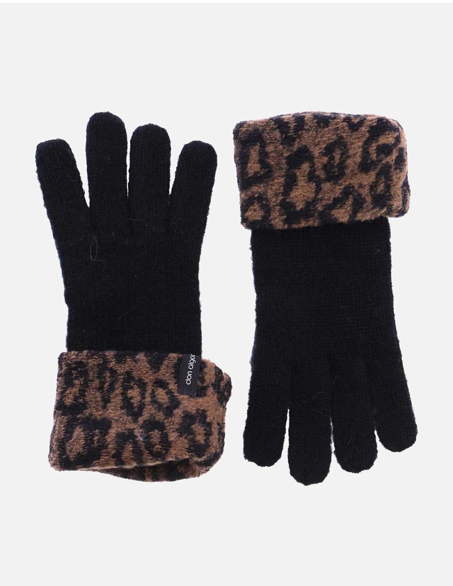 Accessories DON ALGODON | Risti Scarf and Gloves Pack for Women by Don Algodon Animal Print