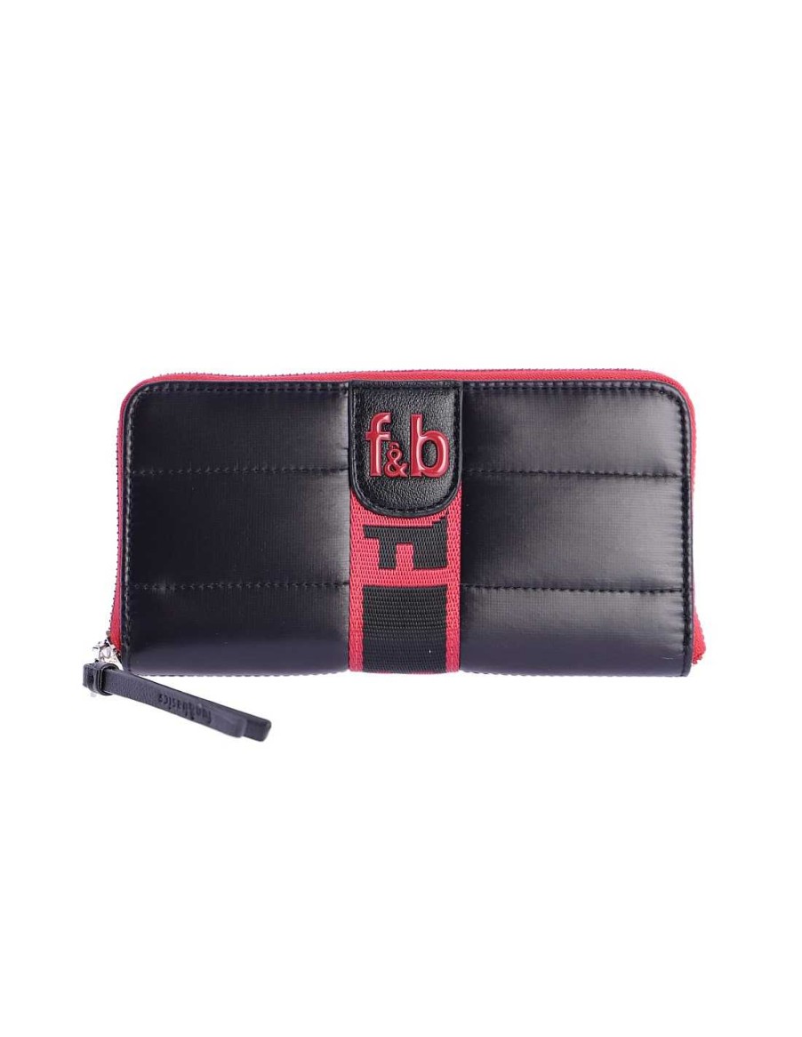 Wallets Fun&Basics | Lora Women's Wallet with Zipper Black