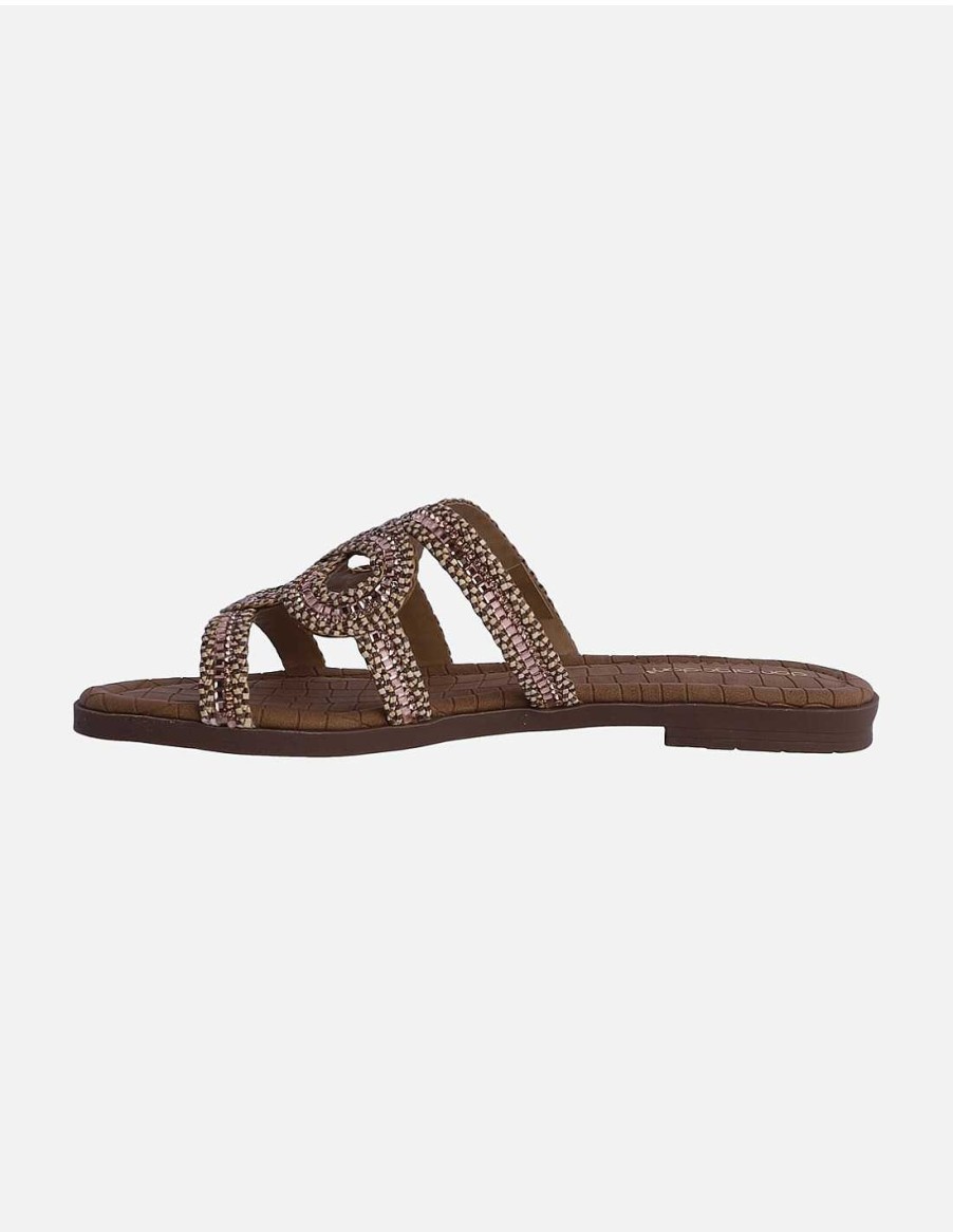 Footwear DON ALGODON | Don Algodon Women's Wendy Synthetic Leather Sandals Natural