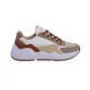 Footwear DON ALGODON | Don Algodon Pisa Synthetic Leather Women's Sports Shoes Beige