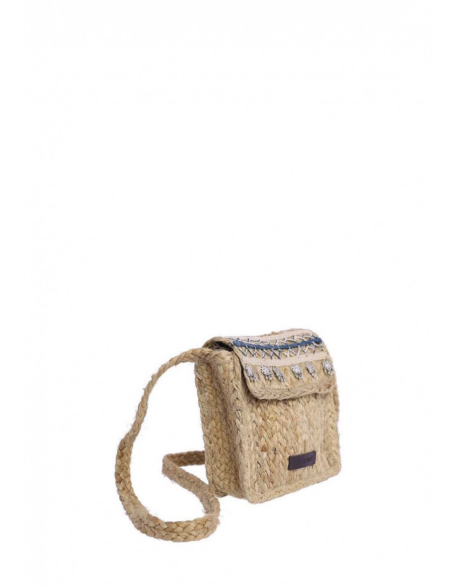 Bags FOR TIME | For Time Dakhla Women's Jute Shoulder Bag Natural