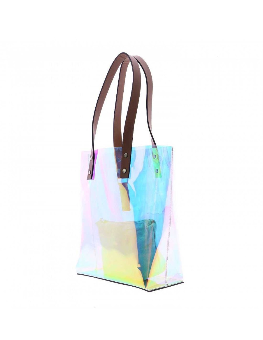 Bags EFERRI | Eferri Tivoli Transparent Tote Bag Multicolored