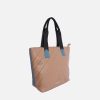 Bags Fun&Basics | Plain Women's Shopper Bag With Zipper Camel