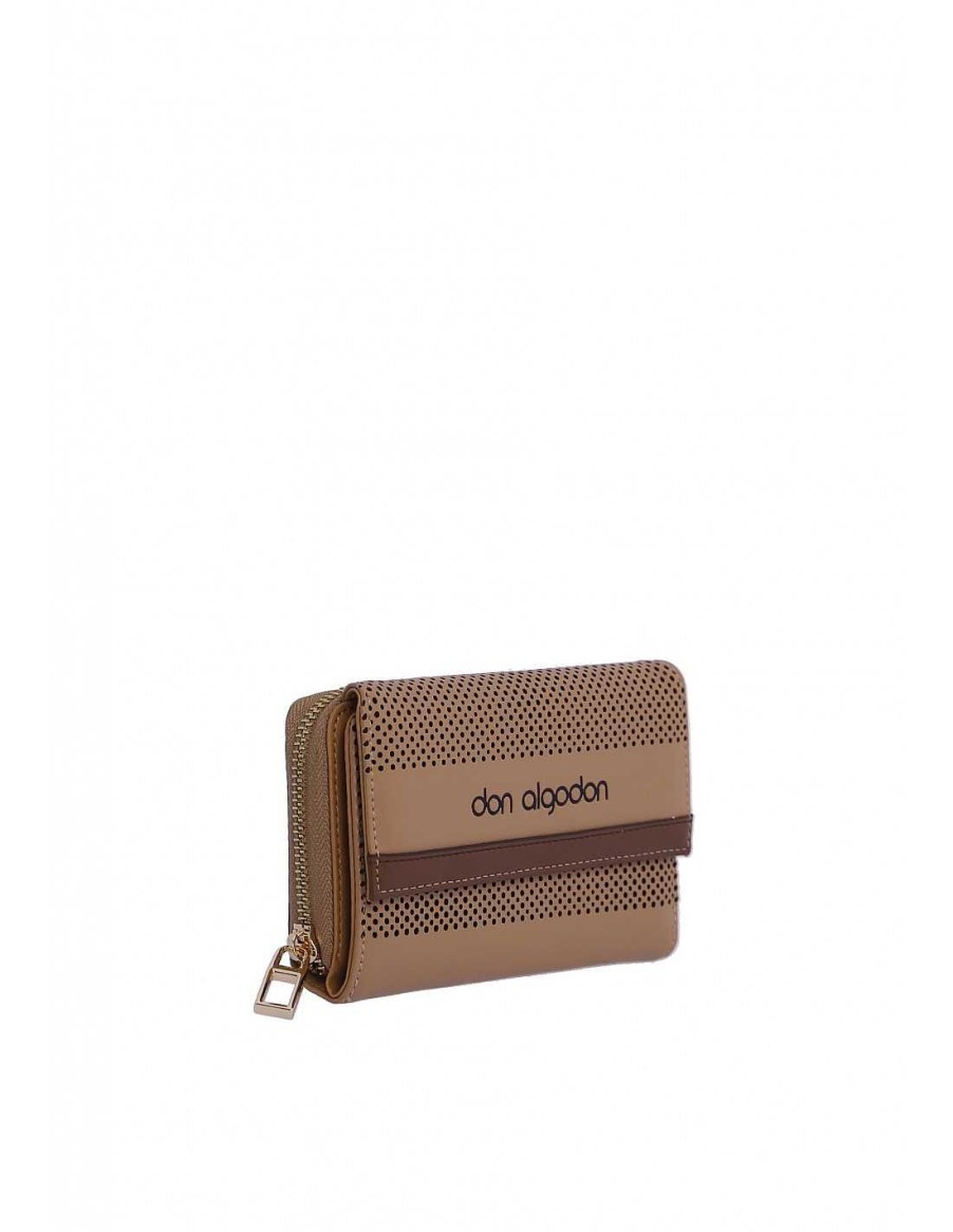 Wallets DON ALGODON | Don Algodon Women's Jadira Synthetic Leather Wallet Beige