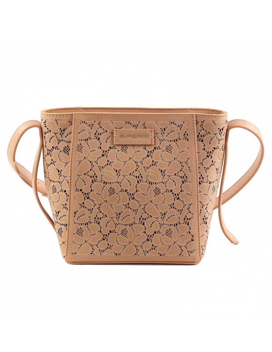 Bags EFERRI | Anamur Trapeze Crossbody Bag By Eferri Pink