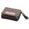 Wallets DON ALGODON | Don Algodon Women's Wallet Synthetic Flower with Padded and Zipper Brown