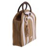 Bags DON ALGODON | Nature Handbag for Women Don Algodon Roxanne with Zipper Black