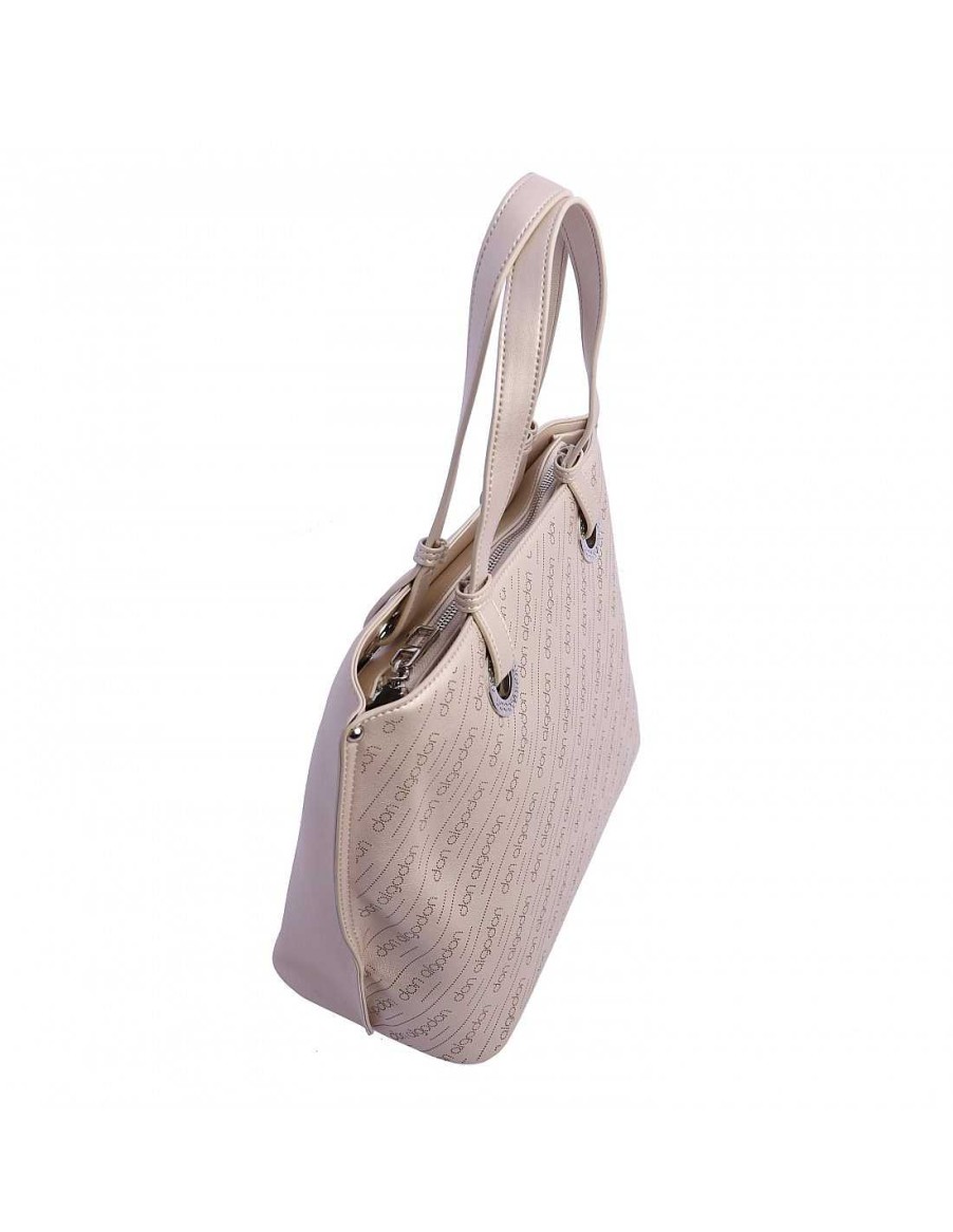 Bags DON ALGODON | Don Algodon Gene Synthetic Leather Women's Handbag Beige