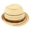 Accessories EFERRI | Eferri Cercal Fedora Hat Natural