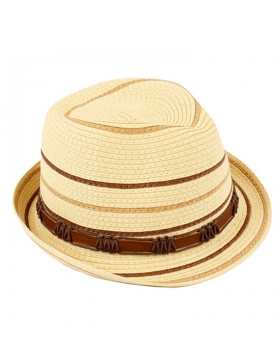 Accessories EFERRI | Eferri Cercal Fedora Hat Natural