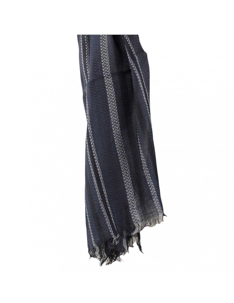 Accessories FOR TIME | Scarf Lines From For Time Marine