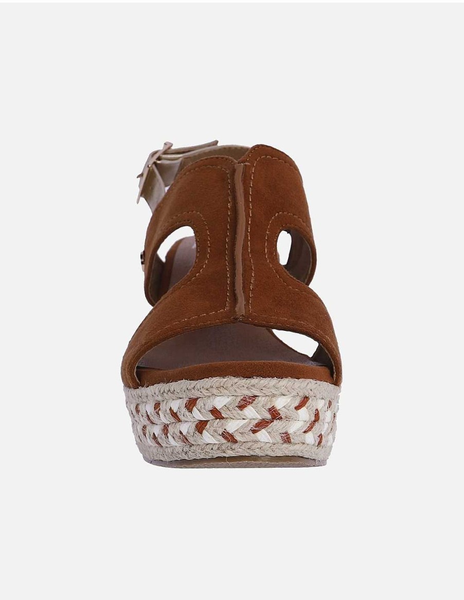 Footwear DON ALGODON | Don Algodon Yanet Women's Sandals in Synthetic Leather Brown