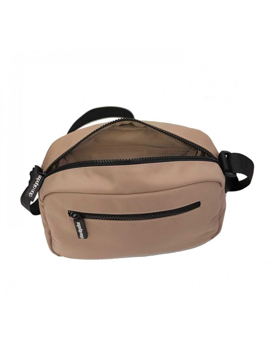 Bags DON ALGODON | Don Algodon Zeno Nylon Women's Shoulder Bag Beige