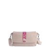 Bags Fun&Basics | Fun&Basics Odelia Women's Nylon Zipper Shoulder Bag Beige