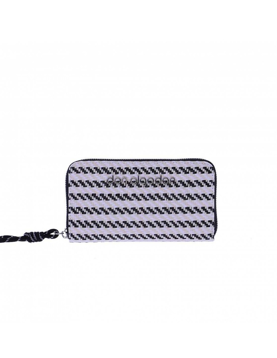 Wallets DON ALGODON | Don Algodon Raffia Tiff Women's Wallet Wallet White