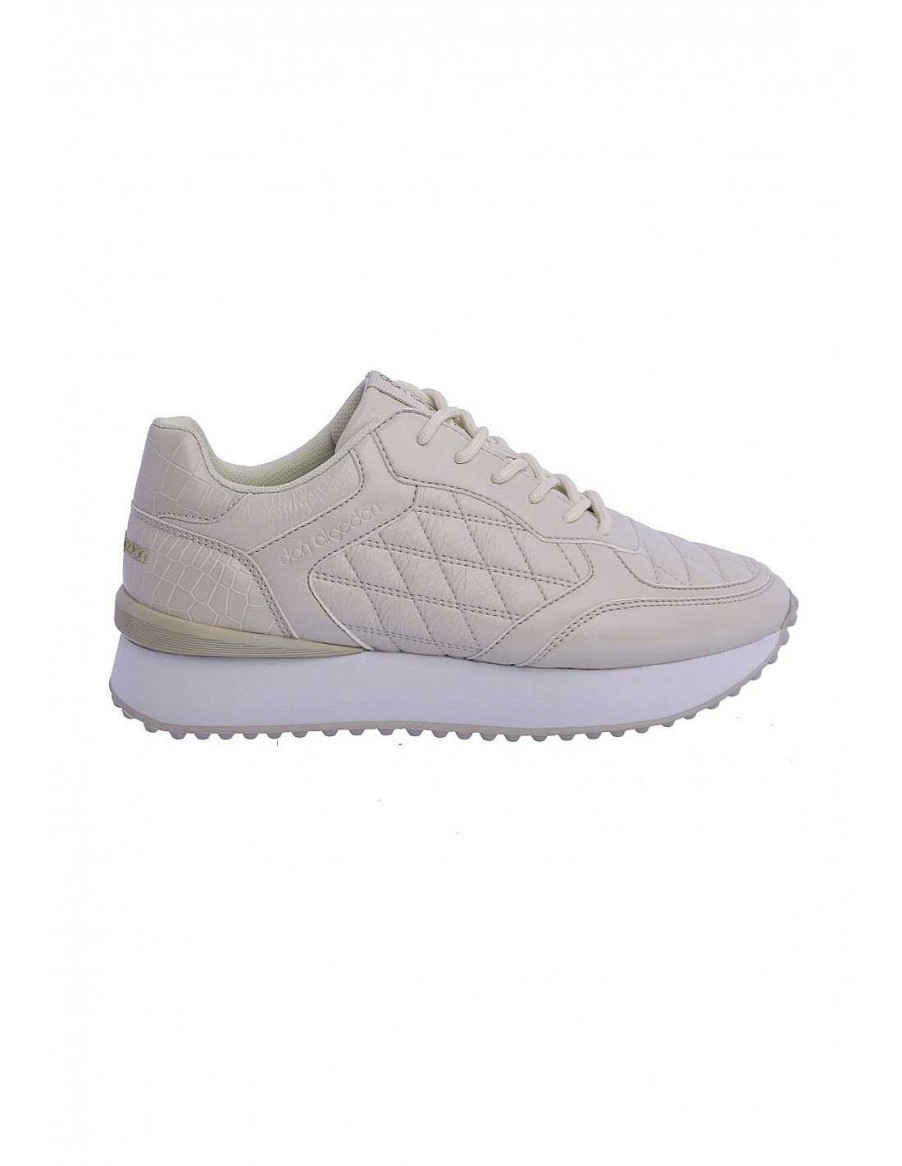 Footwear DON ALGODON | Don Algodon Turin Synthetic Leather Women's Sports Shoes Beige