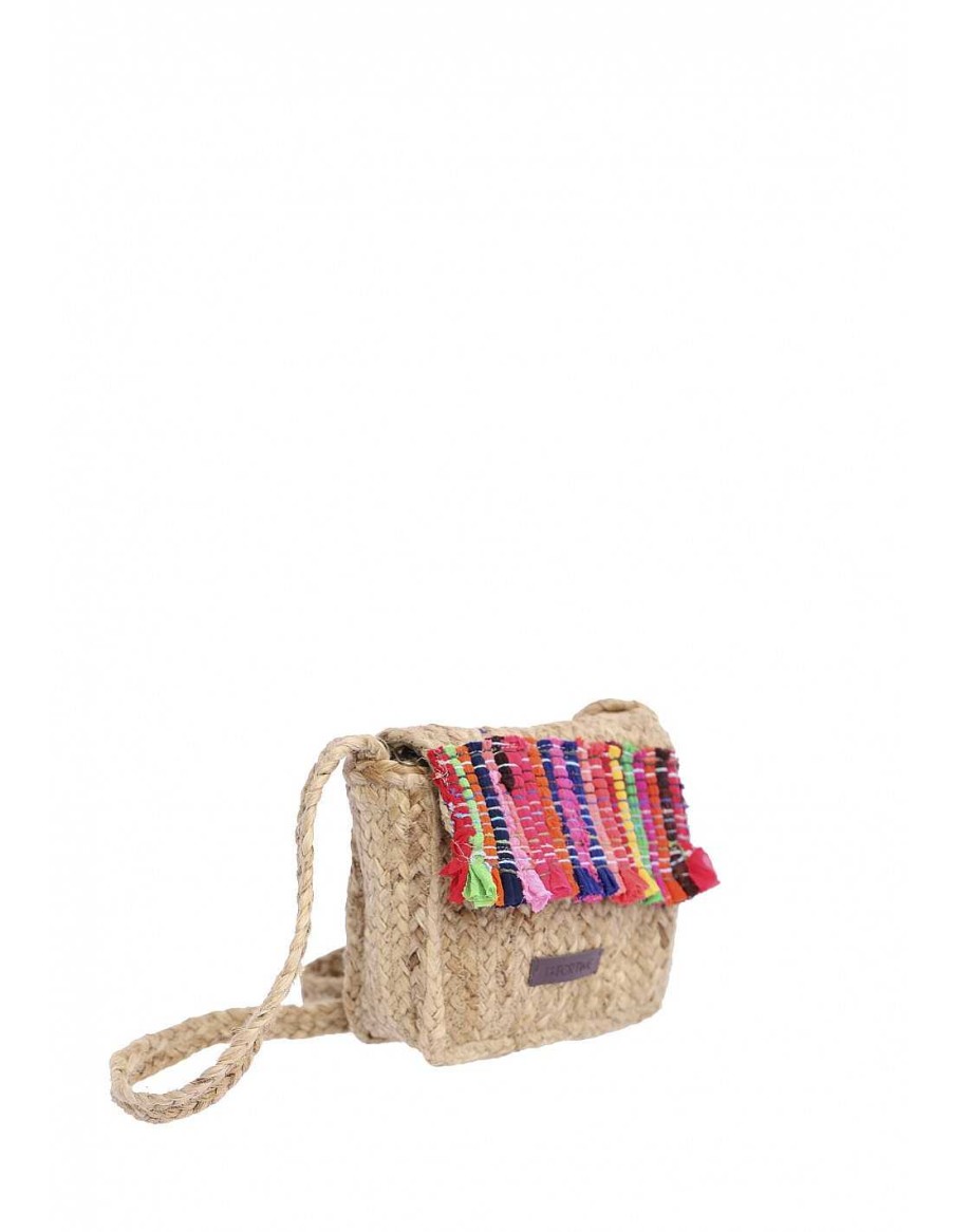 Bags FOR TIME | For Time Kasbat Women's Jute Shoulder Bag Natural