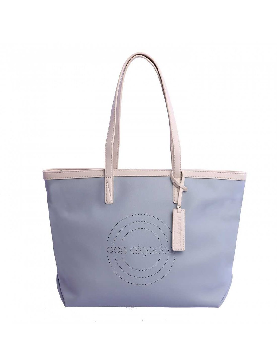 Bags DON ALGODON | Shopper Bag for Women Don Algodon Garda Synthetic Leather Blue