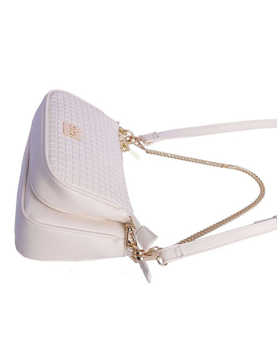 Bags DON ALGODON | Don Algodon Elsa Women's Shoulder Bag With Zipper Beige