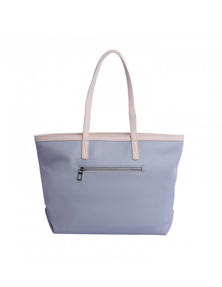 Bags DON ALGODON | Shopper Bag for Women Don Algodon Garda Synthetic Leather Blue