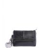 Bags DON ALGODON | Don Algodon Ludmila Women's Shoulder Bag in Synthetic Leather with Zipper Black