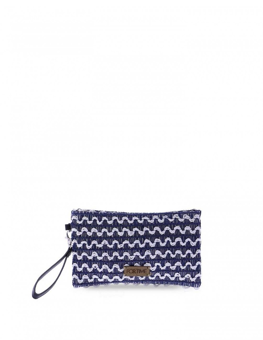 Bags FOR TIME | Raffia For Time Sofi Women's Handbag Blue