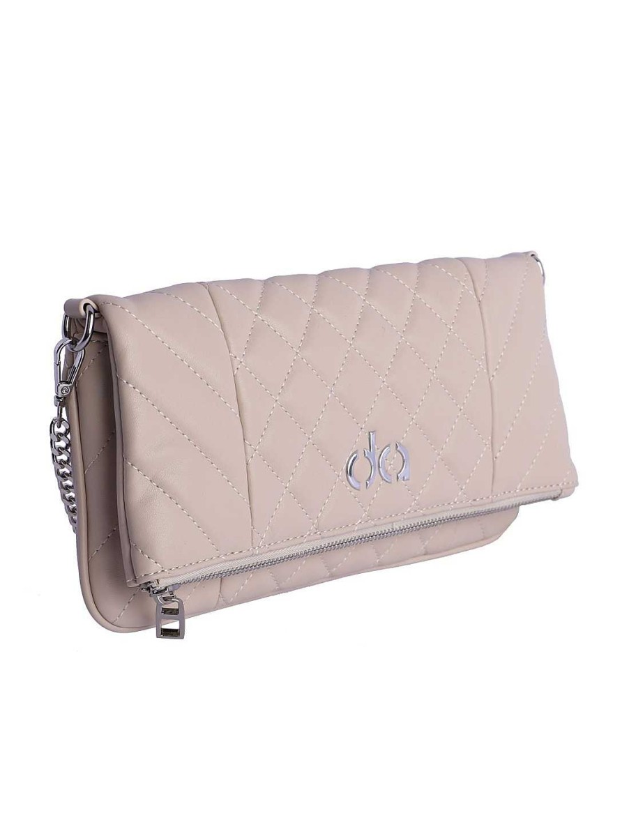 Bags DON ALGODON | Don Algodon Elisa Women's Shoulder Bag With Zipper Beige