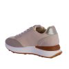 Footwear AMICHI | Amichi Daisy Nylon And Pu Women's Sneaker Beige