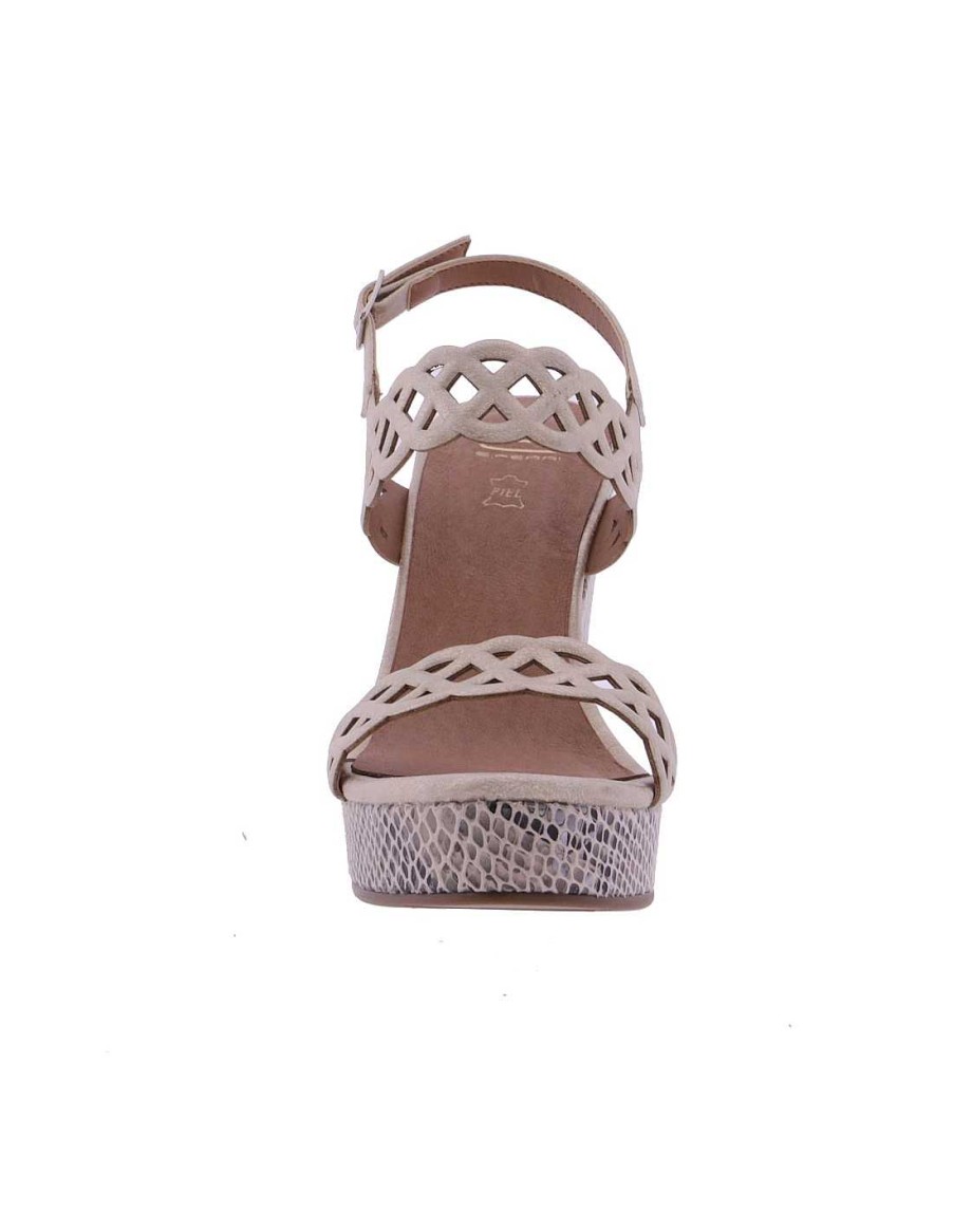 Footwear EFERRI | Eferri Patricia Women's Sandals in Synthetic Leather Gold