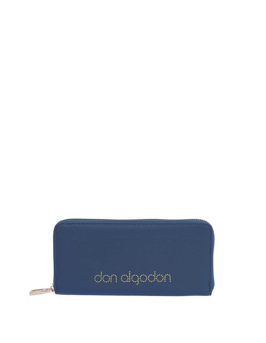 Wallets DON ALGODON | Don Algodon Maribel Women's Wallet With Zipper Blue