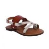 Footwear DON ALGODON | Don Algodon Women's Flat Sandal Corfu Synthetic Leather Brown